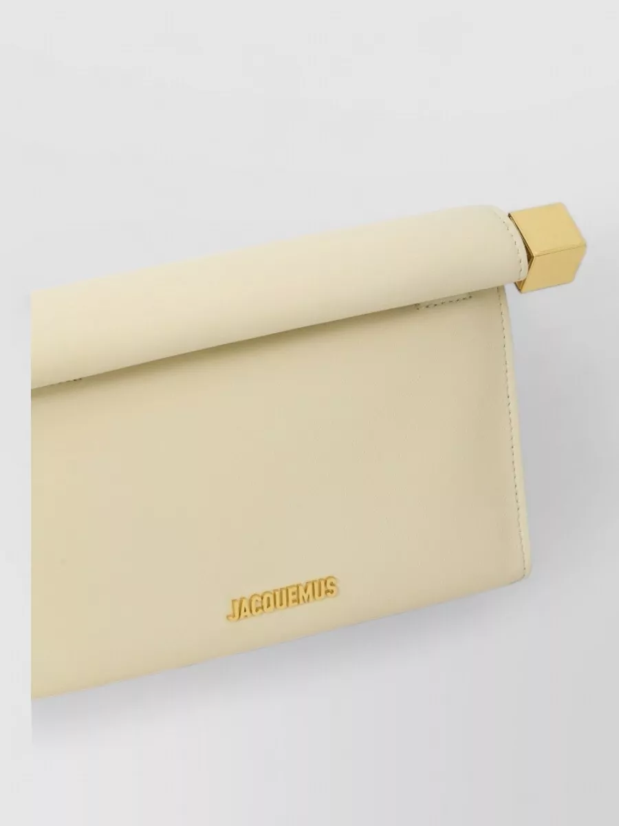Jacquemus Le Rond Carré Leather Shoulder Bag