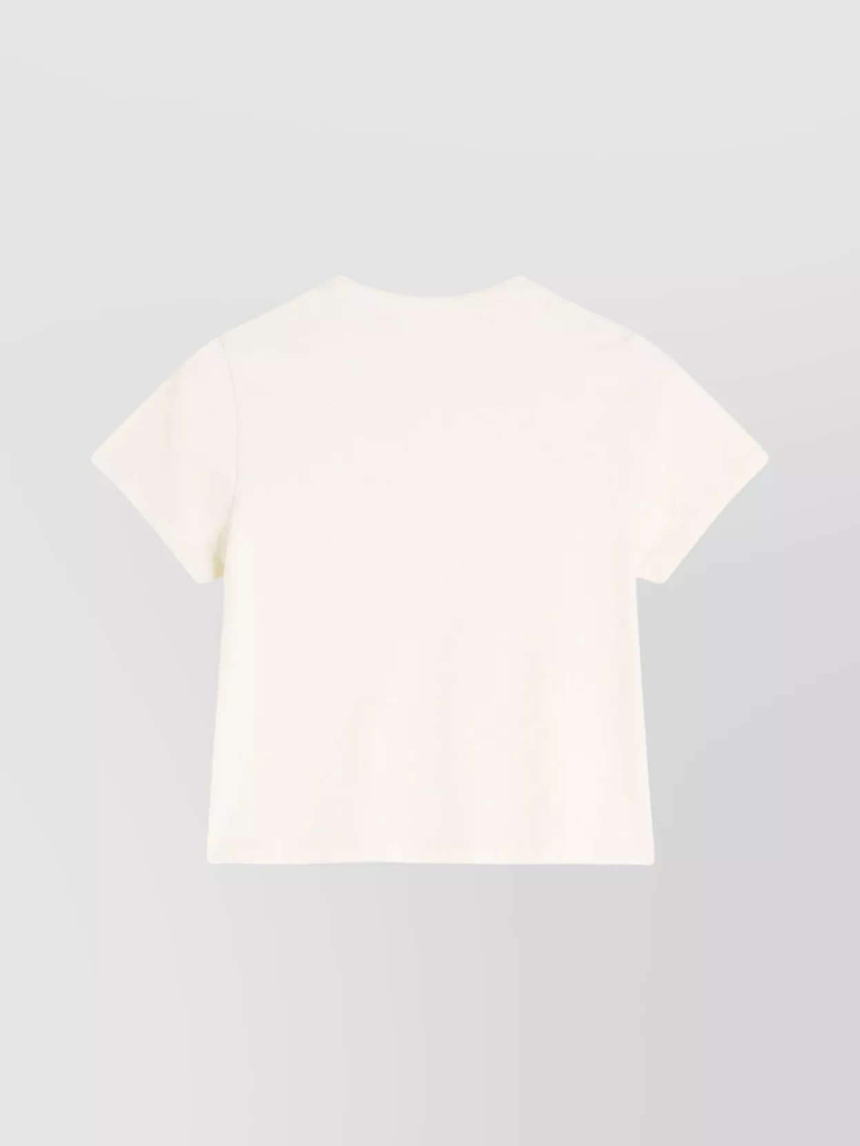 Shop Maison Kitsuné Fox Cub Embroidered Crop T-shirt In Pink