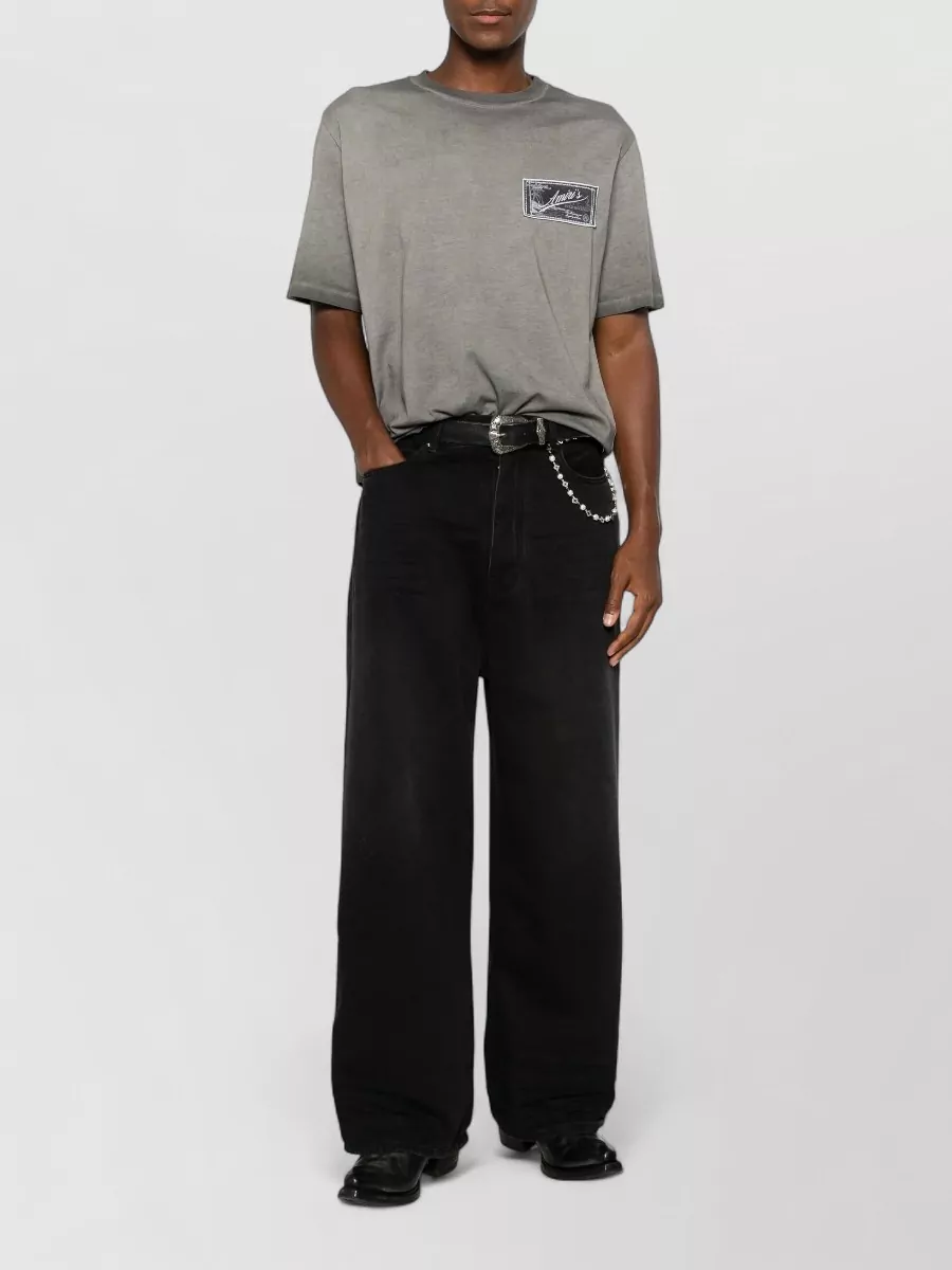 Amiri Wide-Leg Denim Jeans