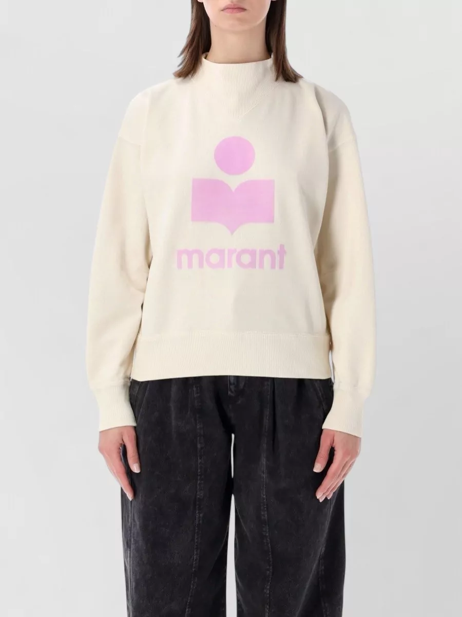 Isabel Marant Etoile Logo-print high-neck sweatshirt