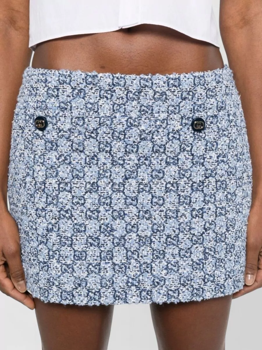 Gucci Tweed High-Waisted Mini Skirt