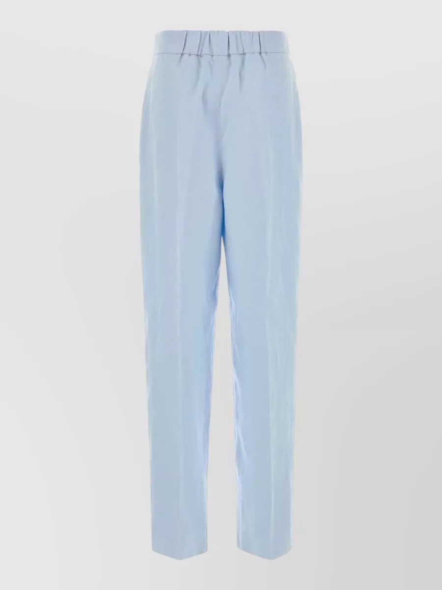 Agnona linen tapered trousers