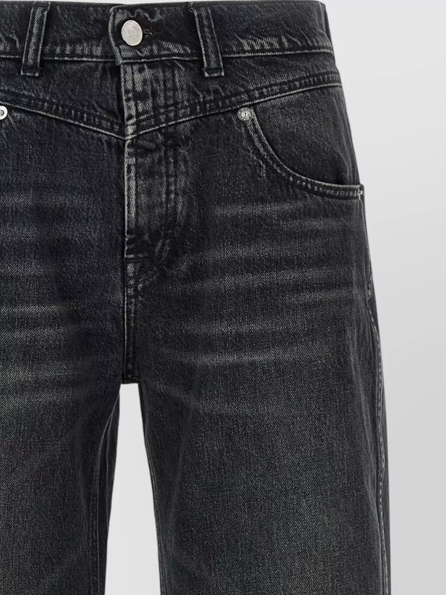Armarium Denim Mid-Rise Straight-Leg Jeans