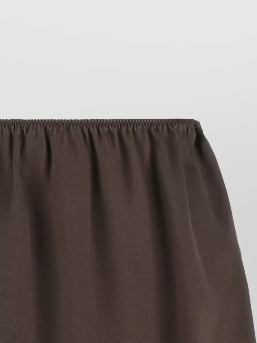 Magda Butrym Silk Lace-Trim Mini Skirt