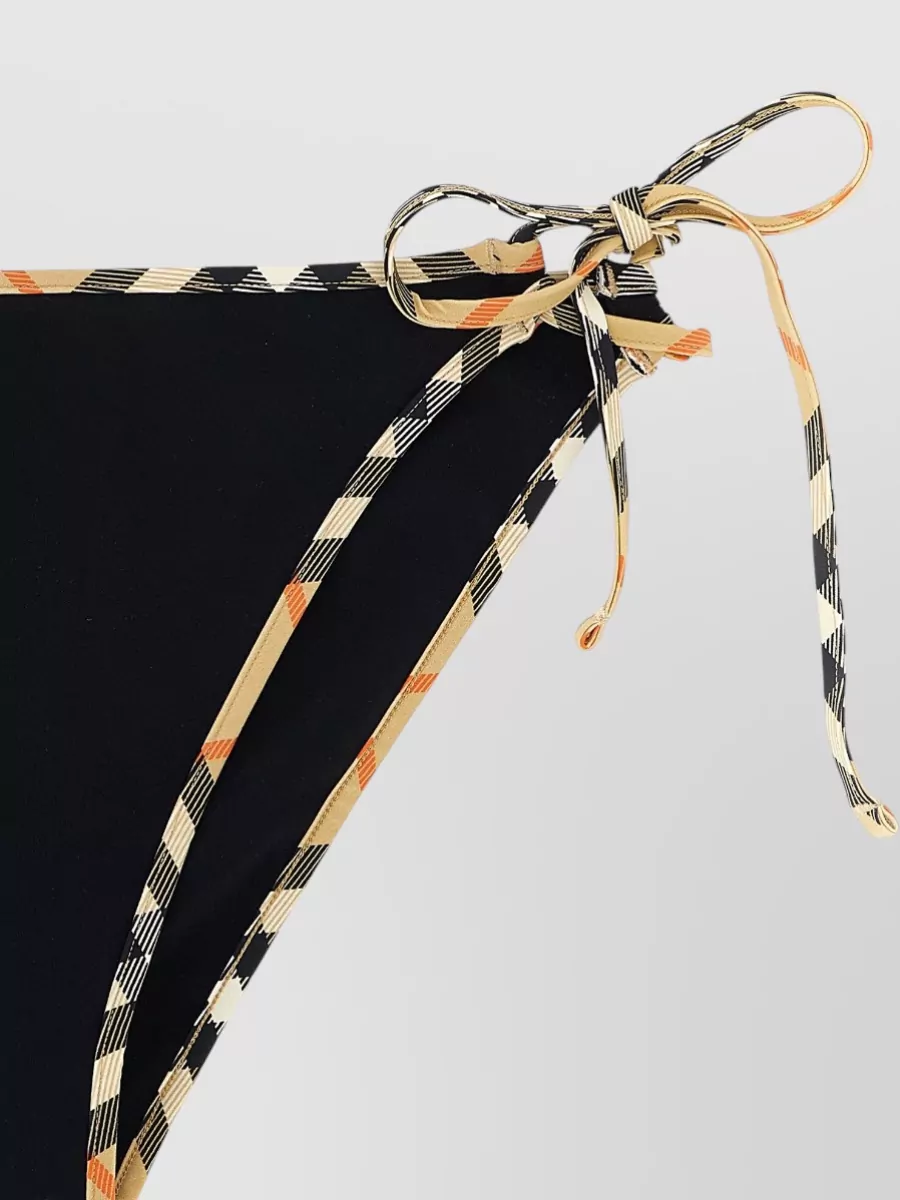 Burberry Starla Low Rise Bikini Briefs Contrast Trim