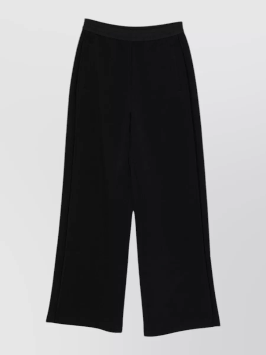 Emporio Armani cotton wide-leg trousers