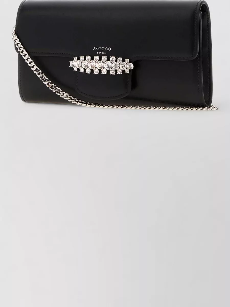 Jimmy Choo Bing Leather Clutch Bag