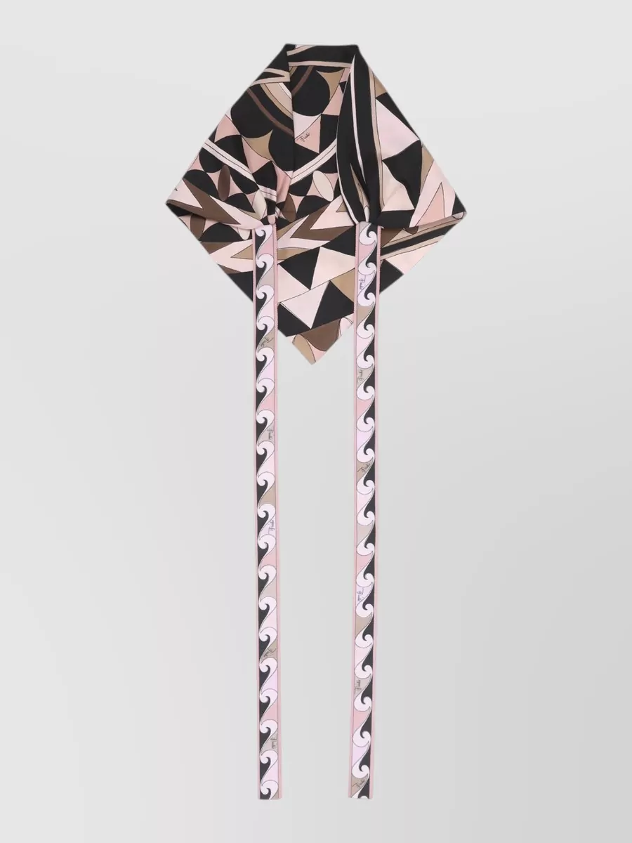 Pucci Silk Printed Bandana Scarf