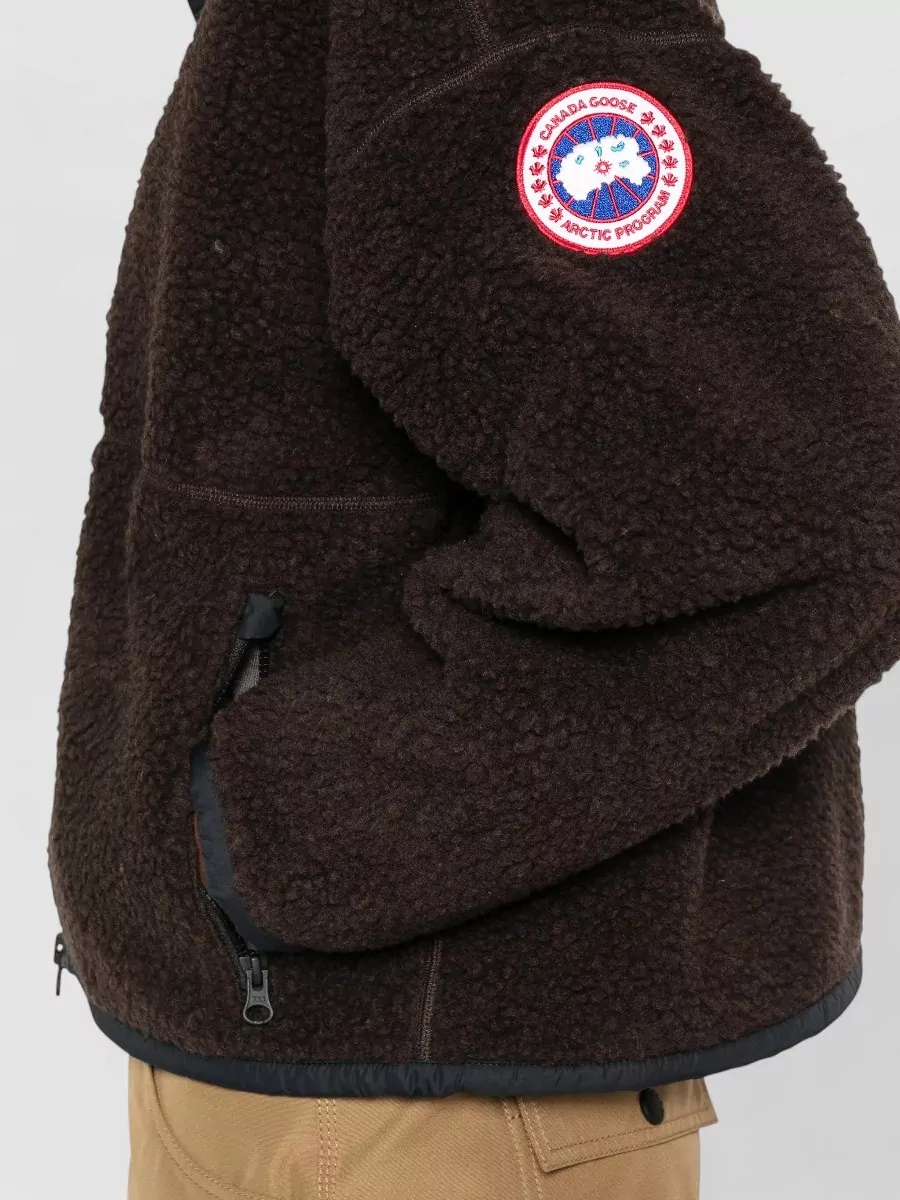 Canada Goose Wool Fleece Zip Up Jacket