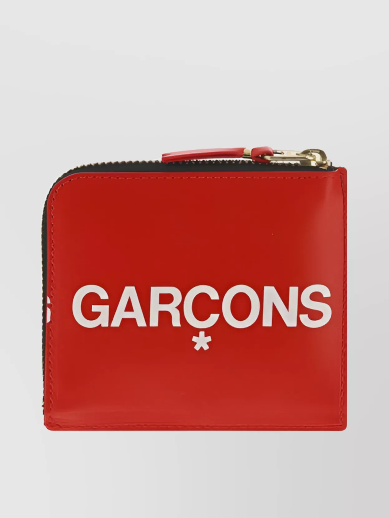 Shop Comme Des Garçons Calfskin Rectangular Wallet And Cardholder Slot