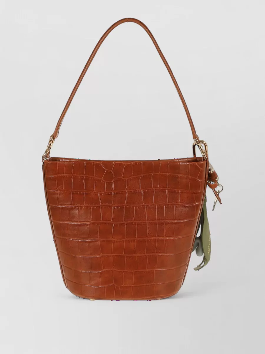 Self-Portrait leather shoulder bag