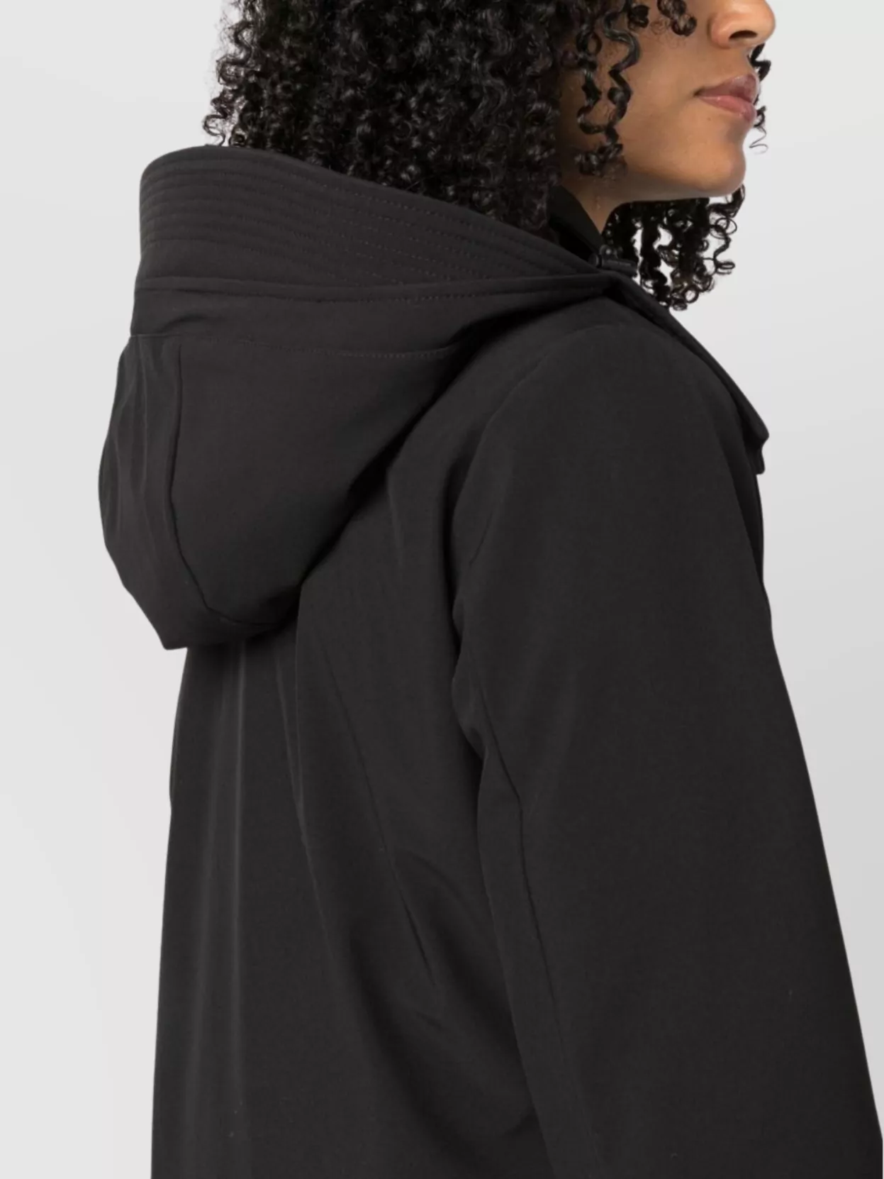 Woolrich Hooded Trench Coat With Long Sleeves And Pockets