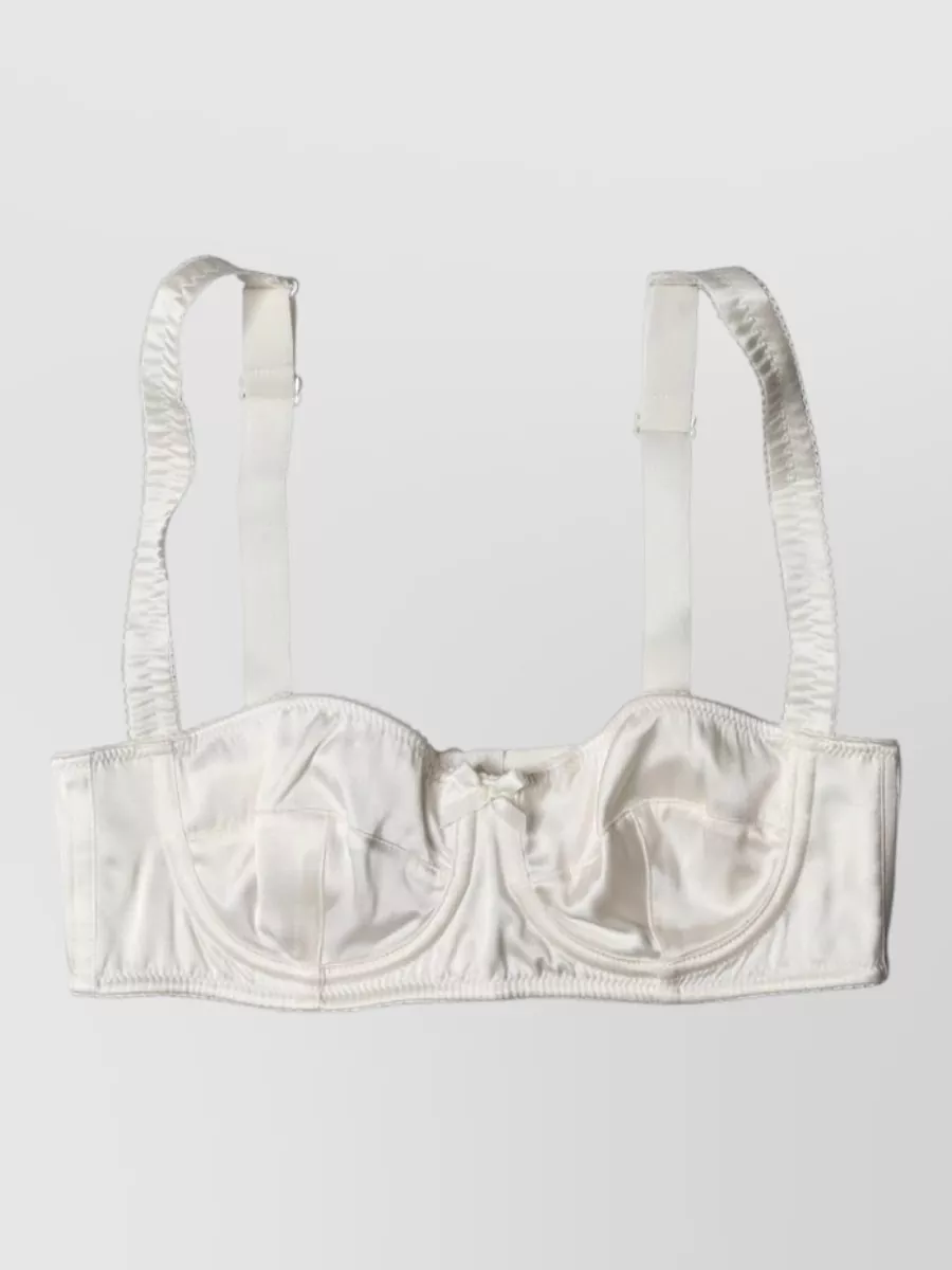 Dolce&Gabbana silk satin underwire bra
