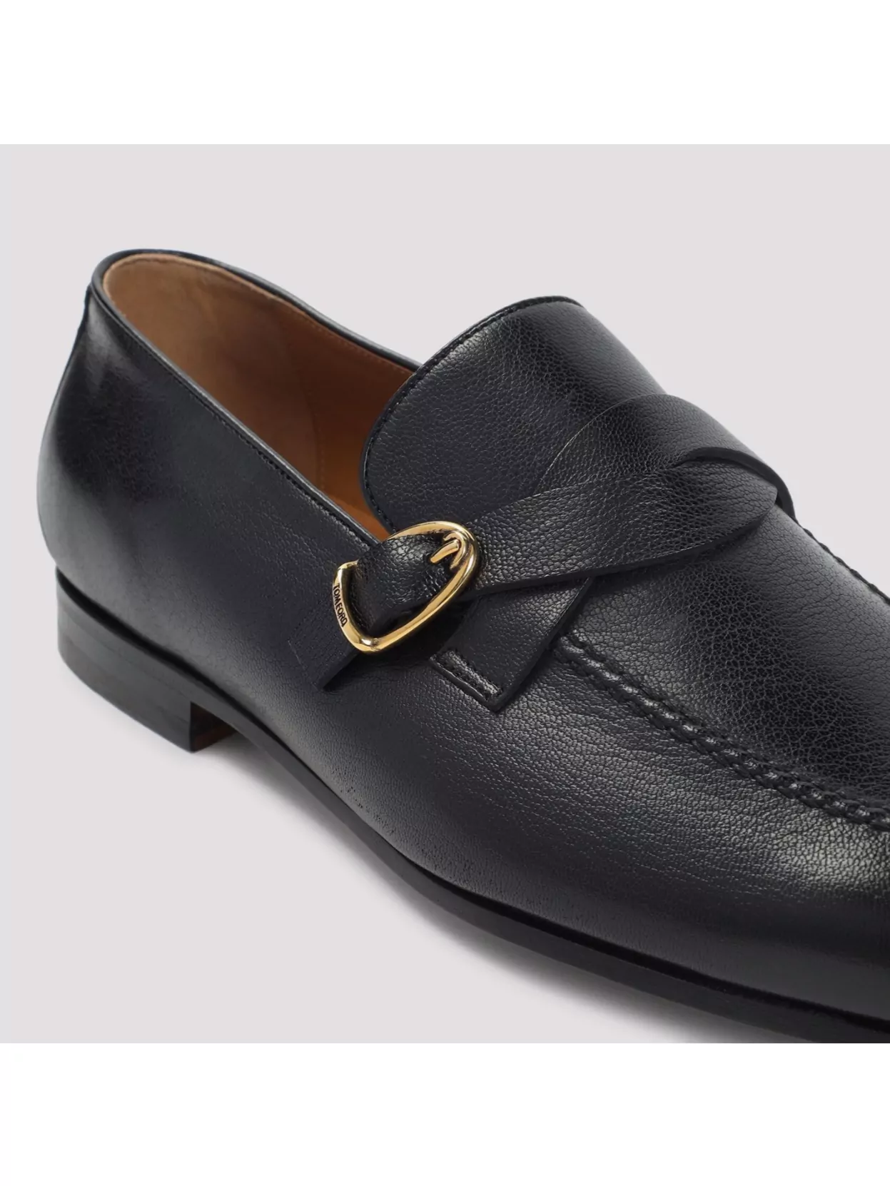 Tom Ford Crossed Strap Formal Loafers