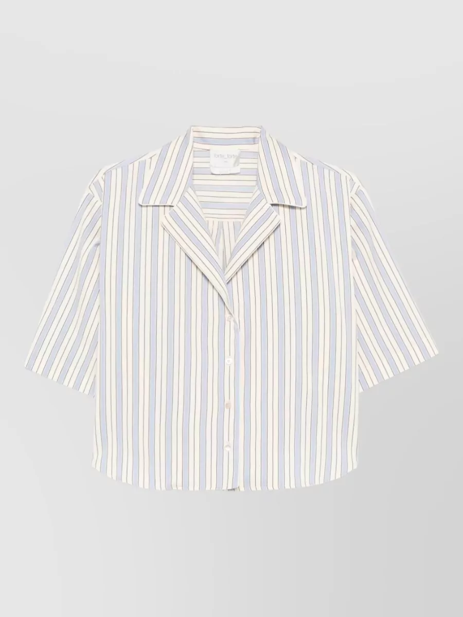 Forte Forte striped short-sleeve shirt