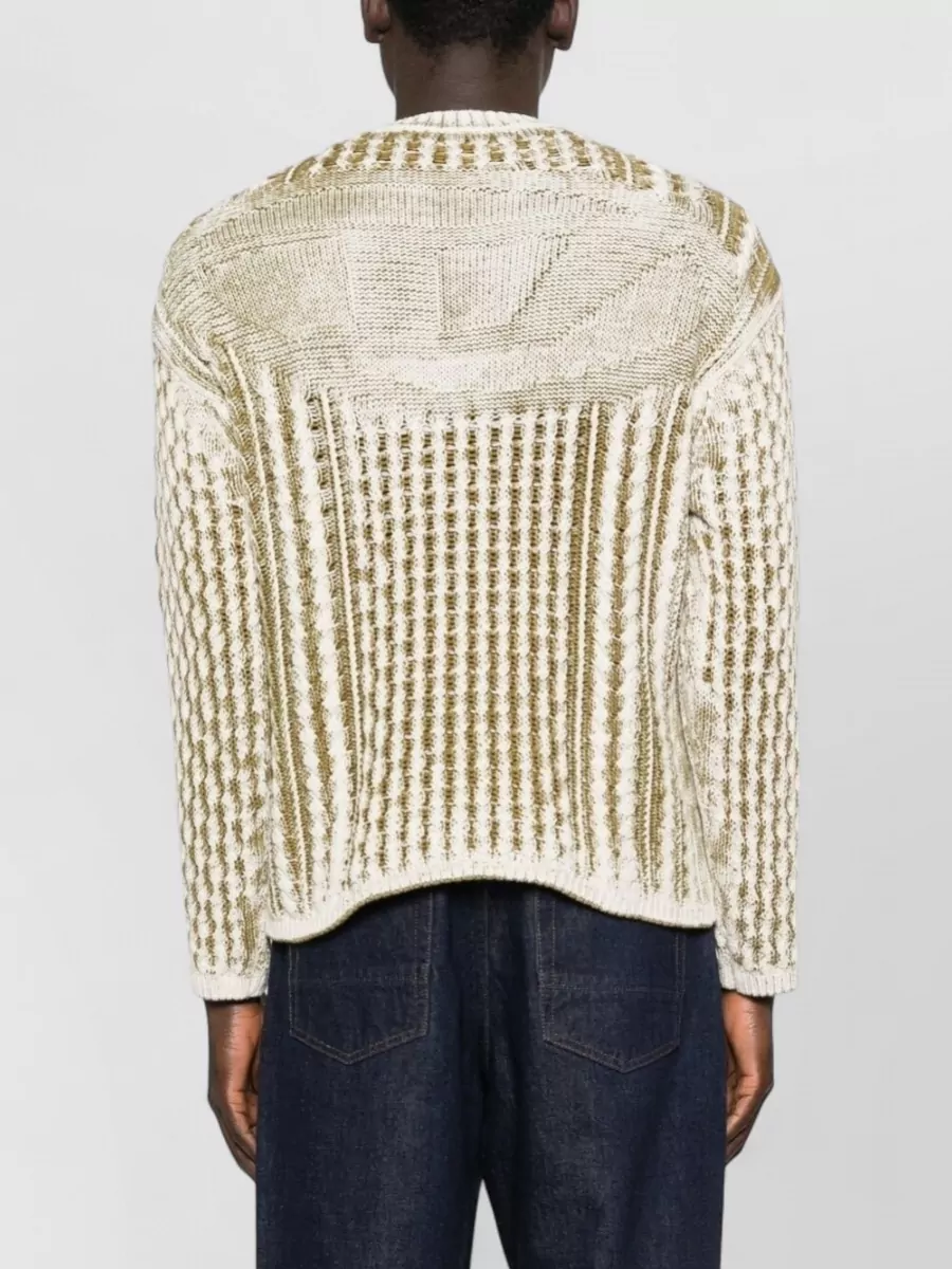 Diesel Open-Knit Logo Jumper