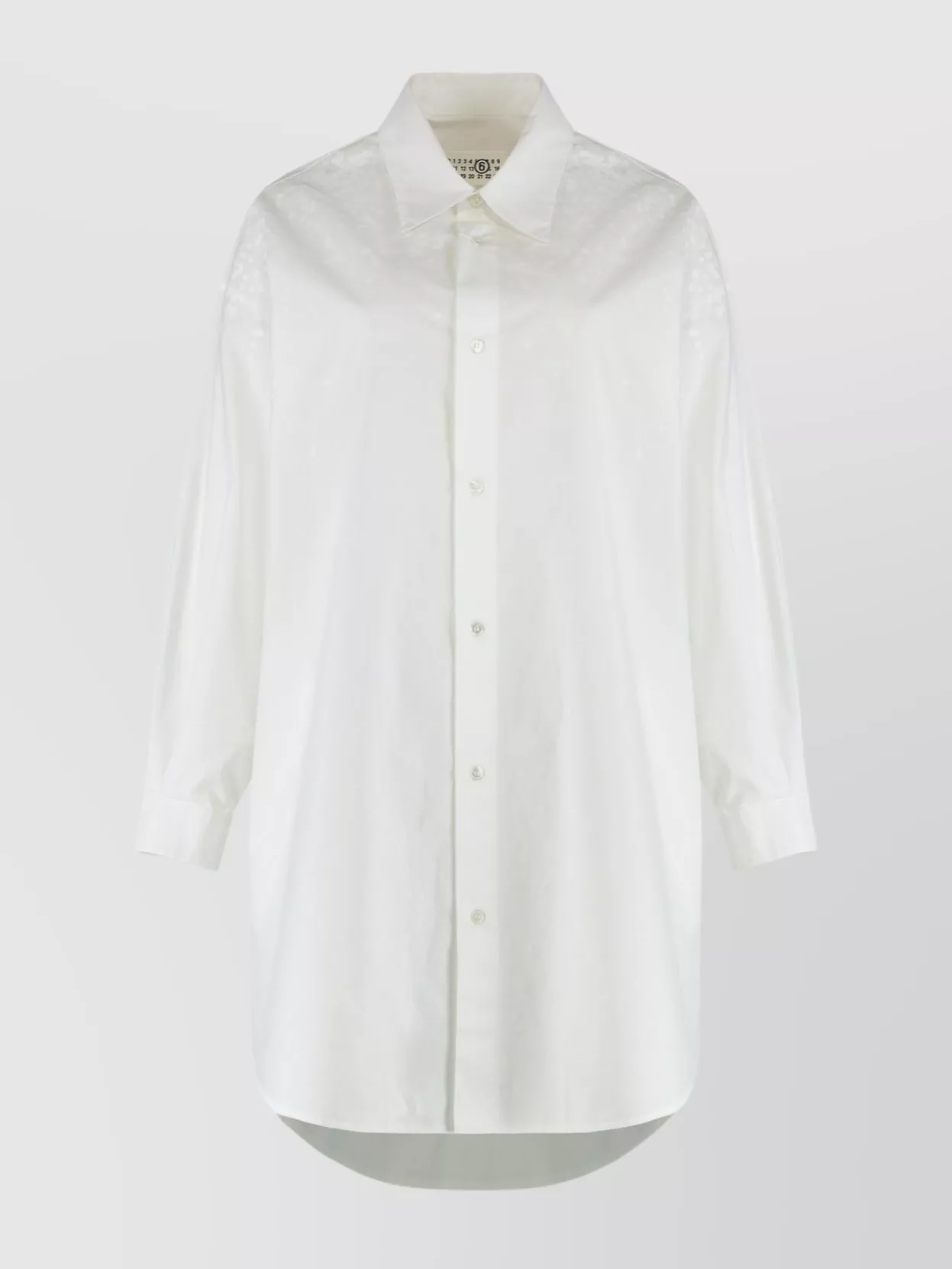 Mm6 Maison Margiela Relaxed Fit Cotton Shirt In White