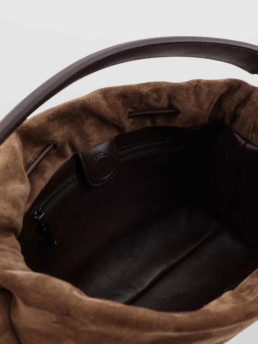 Brunello Cucinelli Suede Shoulder Bag