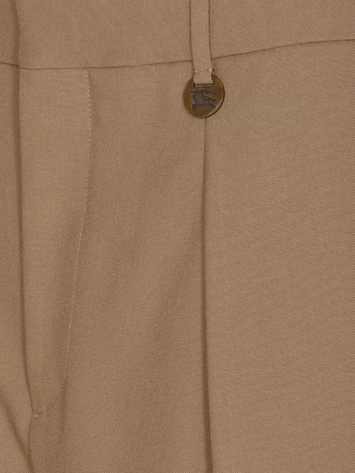Shop Burberry Tailored Shorts Button Detail