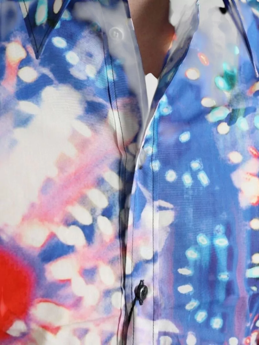 Dolce&Gabbana Cotton Slim-Fit Printed Long-Sleeve Shirt