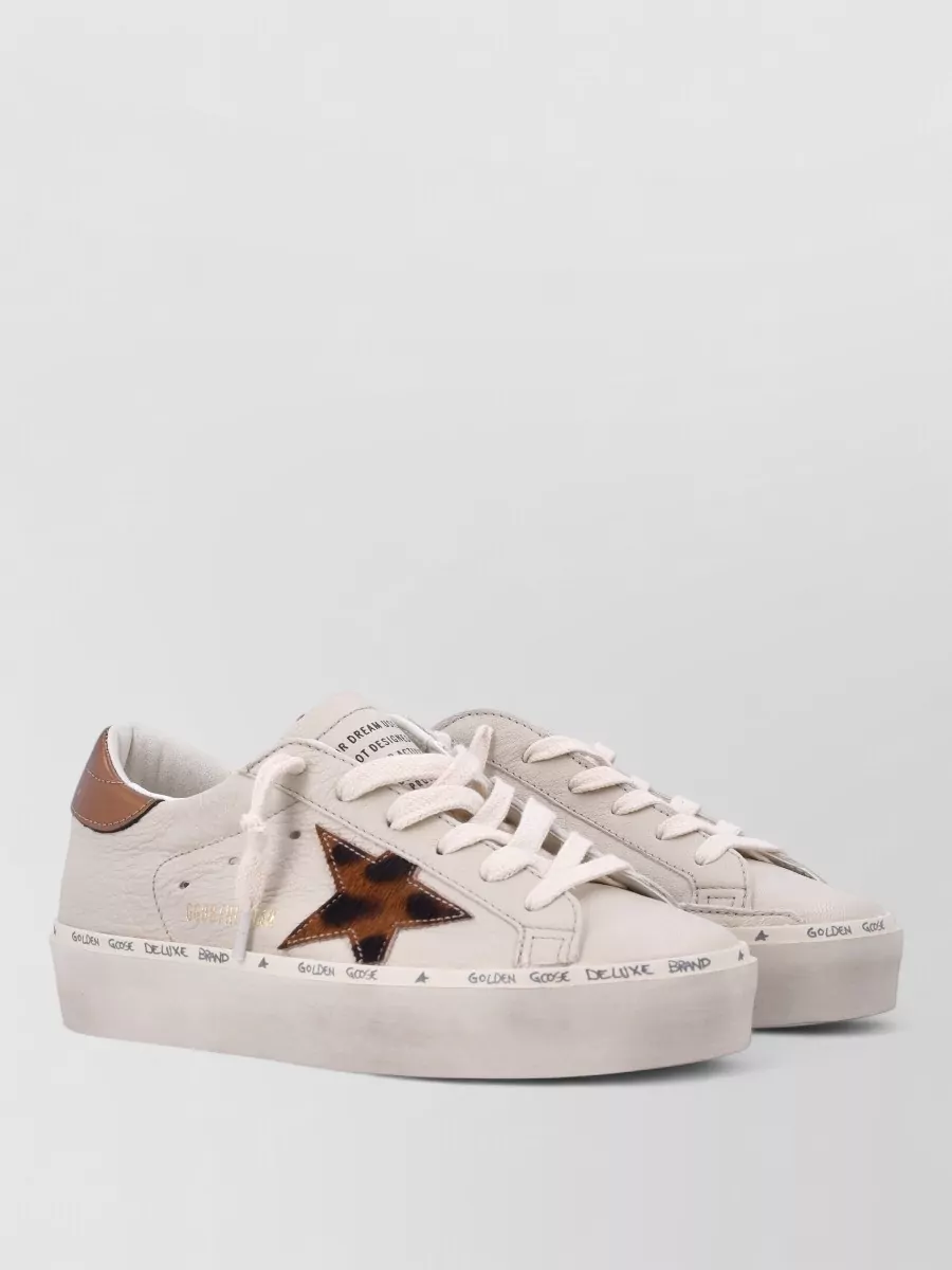Golden Goose leather low-top sneakers
