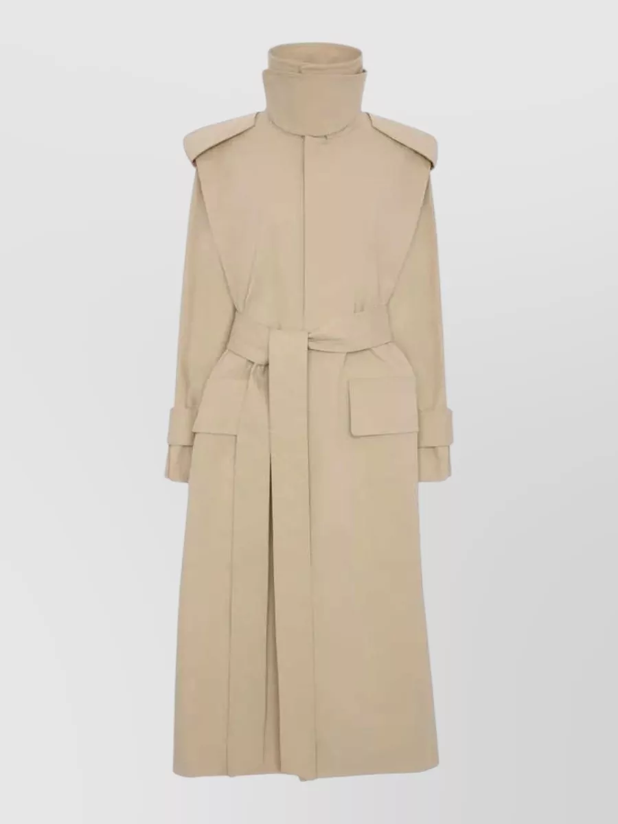 Victoria Beckham Cotton belted trench coat