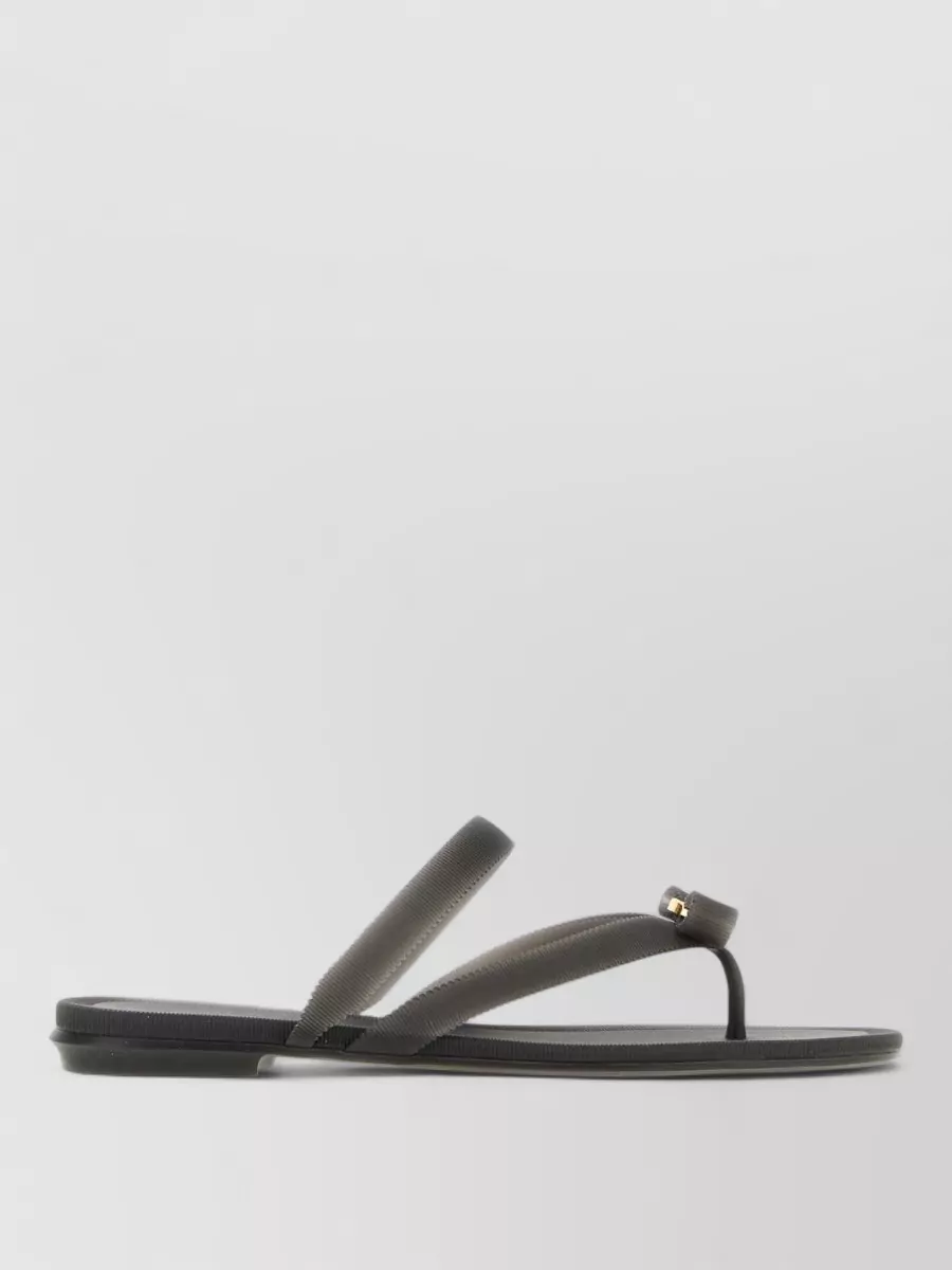 Ferragamo rubber thong sandals