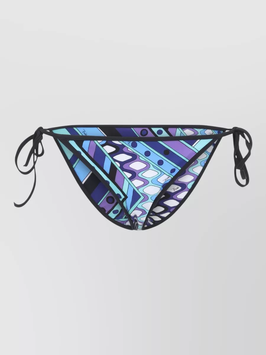 Pucci printed low-rise side-tie bikini briefs