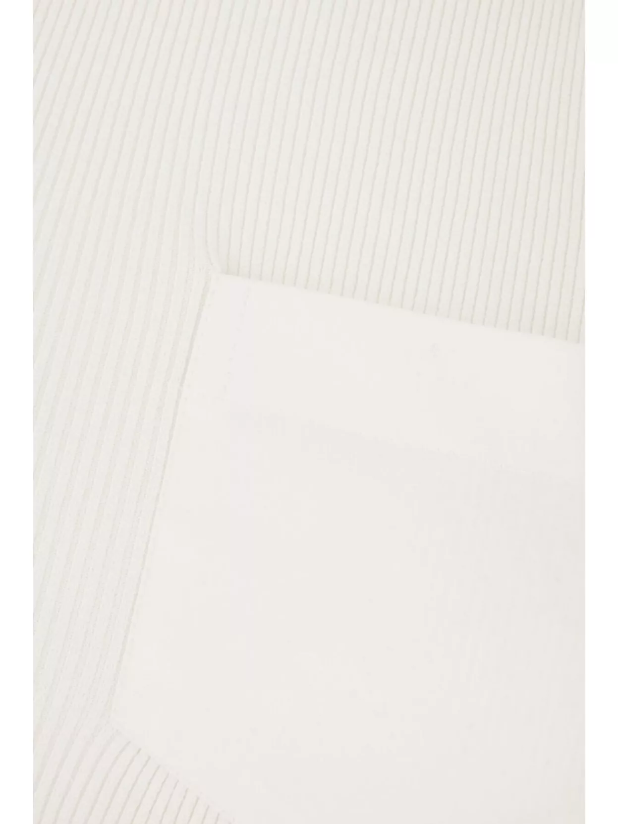 Sportmax Ribbed Texture Sleeveless Top With Chest Pocket In White
