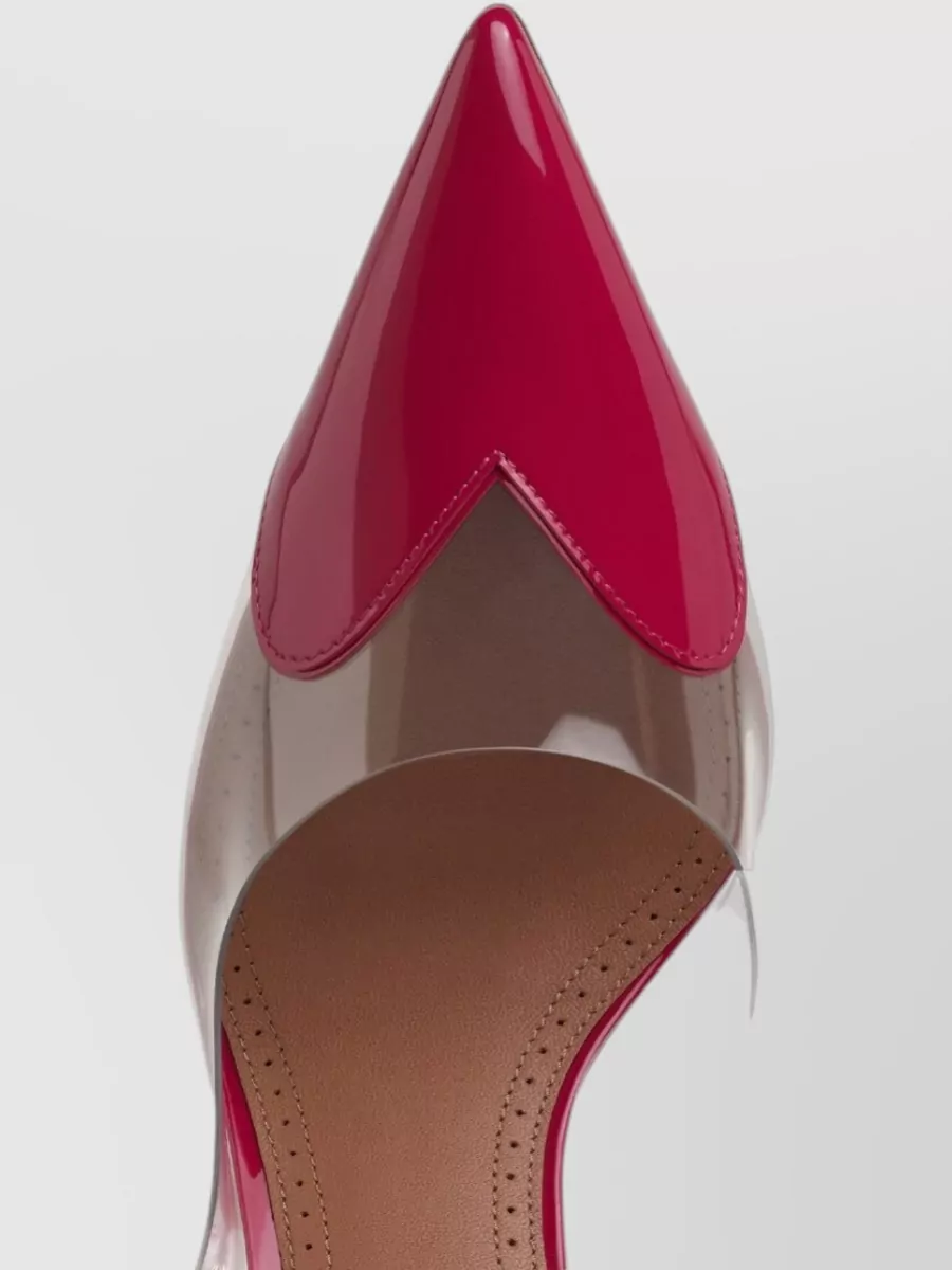 Alaïa Heart Slingback Pumps Patent Leather