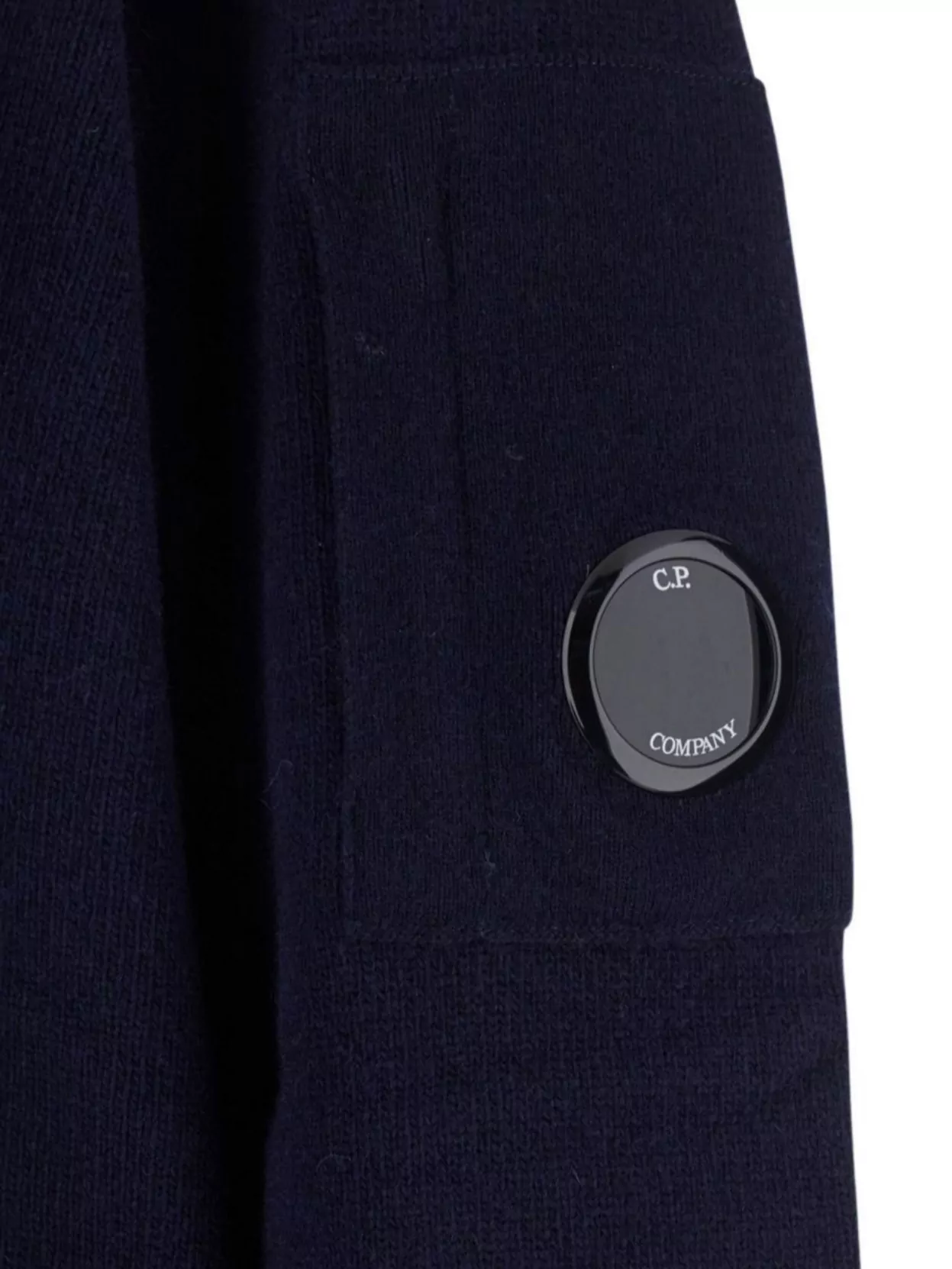 C.p. Company Lambswool Cardigan High Collar