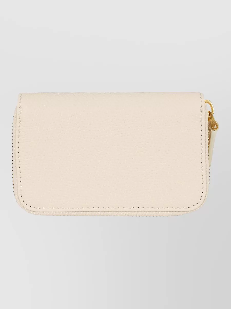Valentino Garavani Leather Zip-Around Wallet