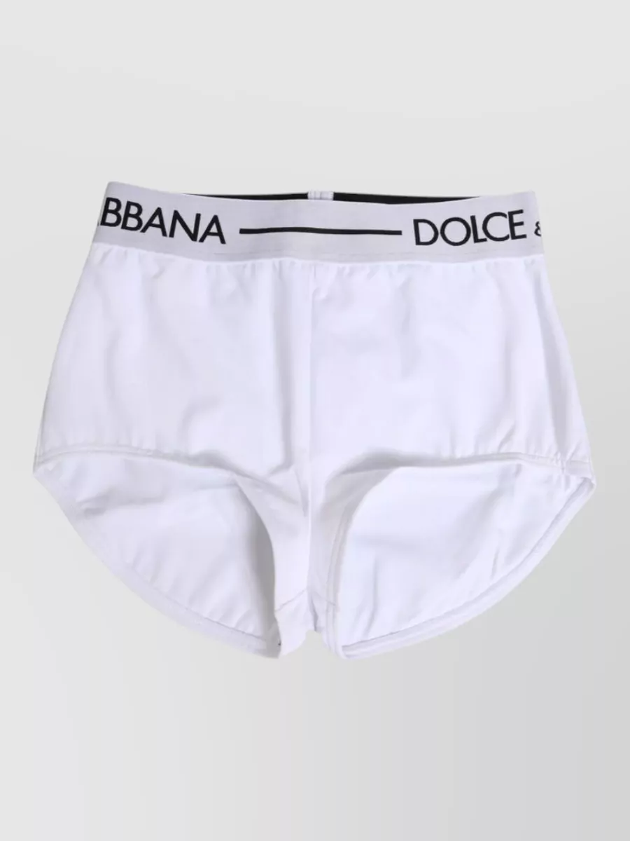 Dolce&Gabbana logo waistband short shorts