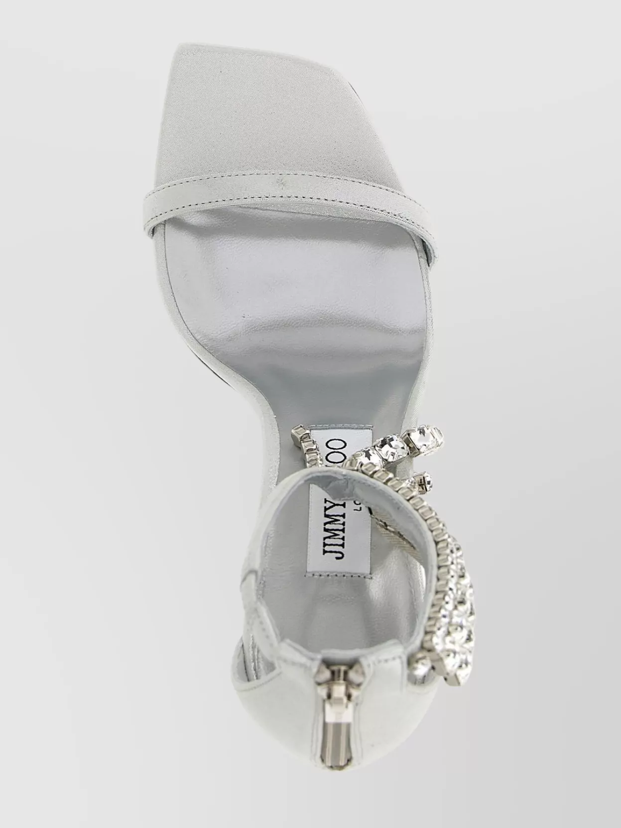 Jimmy Choo 'Square Toe' Metallic Sandals Embellished