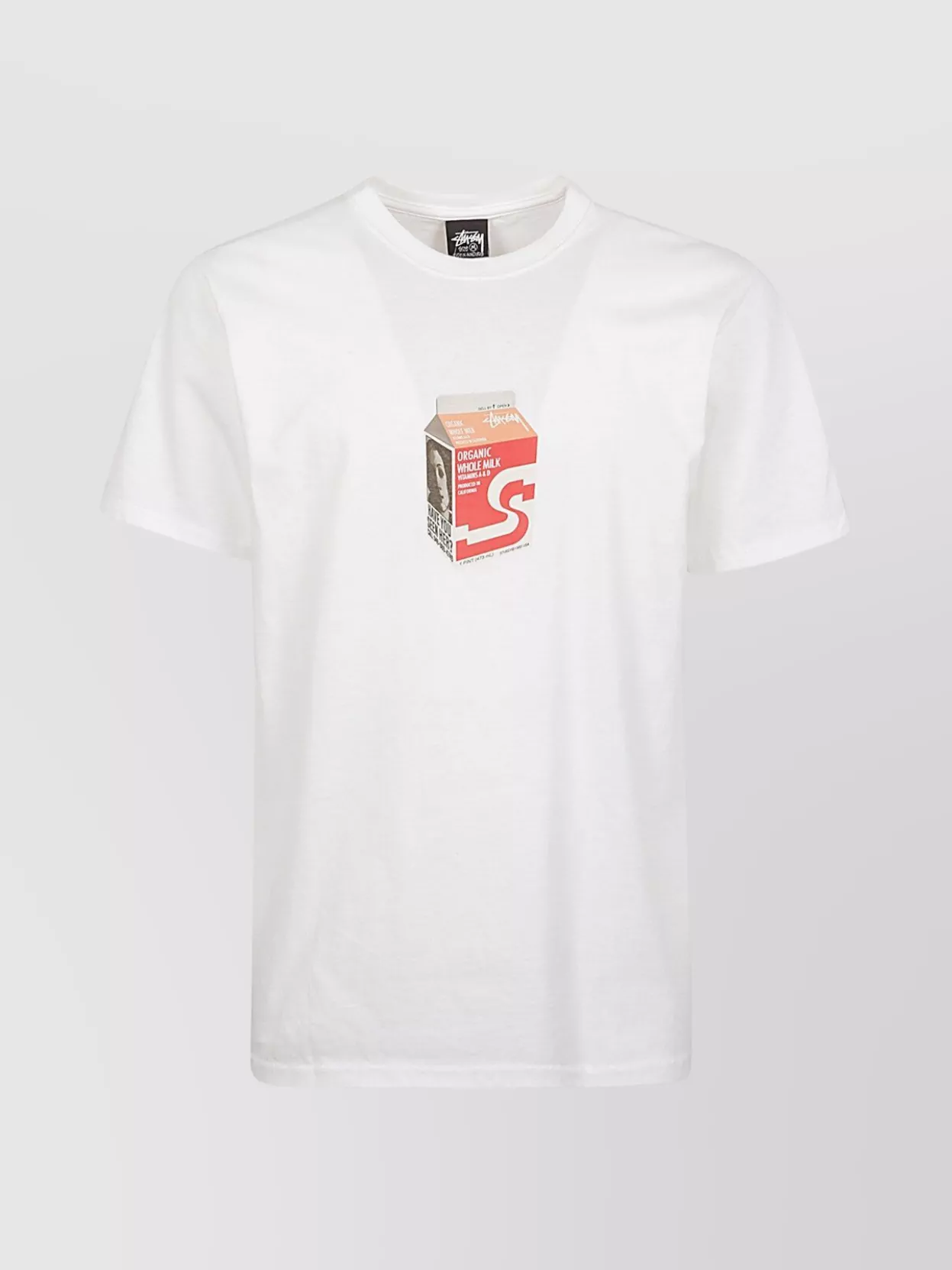 Stüssy Graphic Print Crew Neck Cotton T-Shirt
