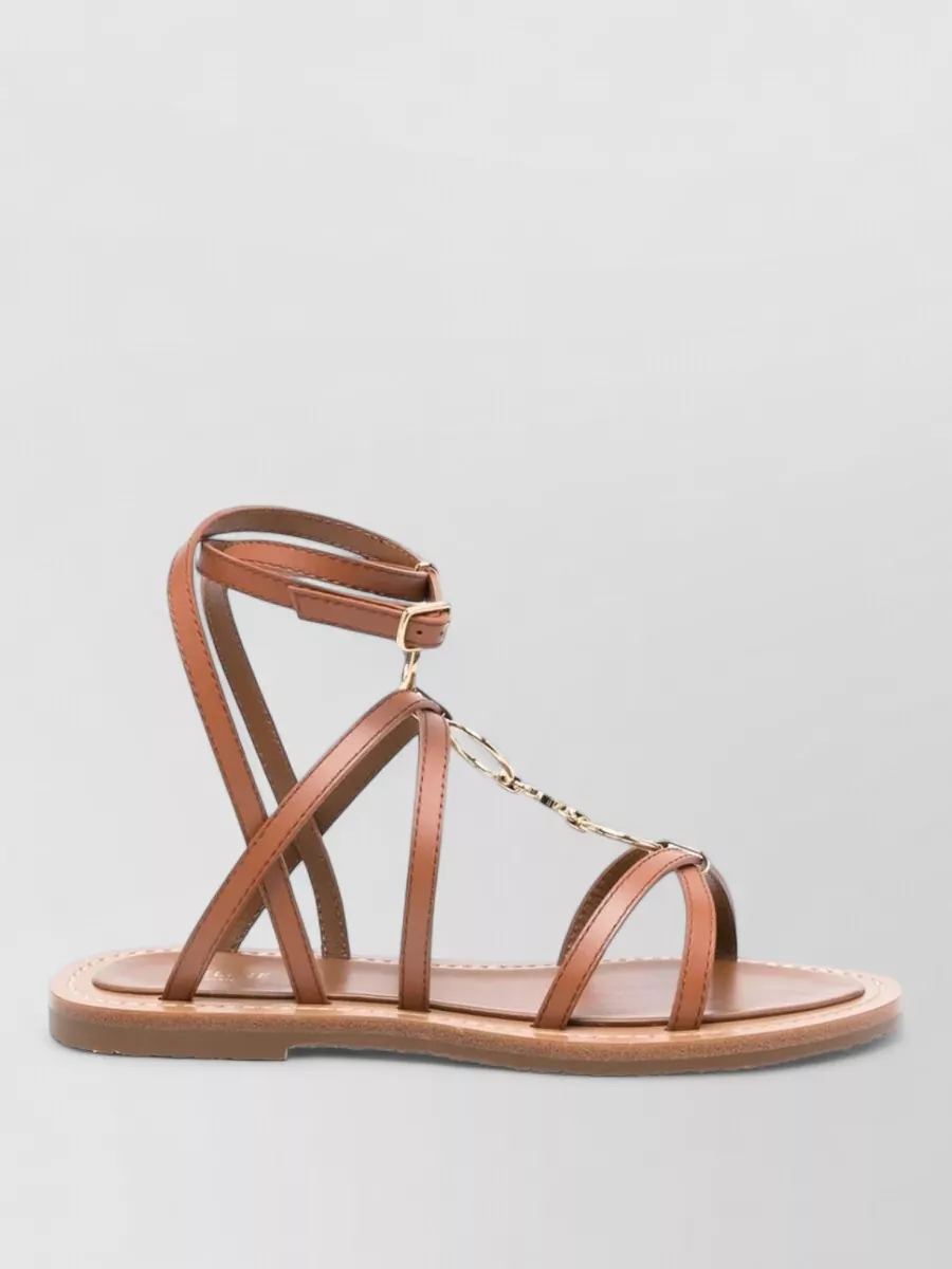 Celine calf leather sandals