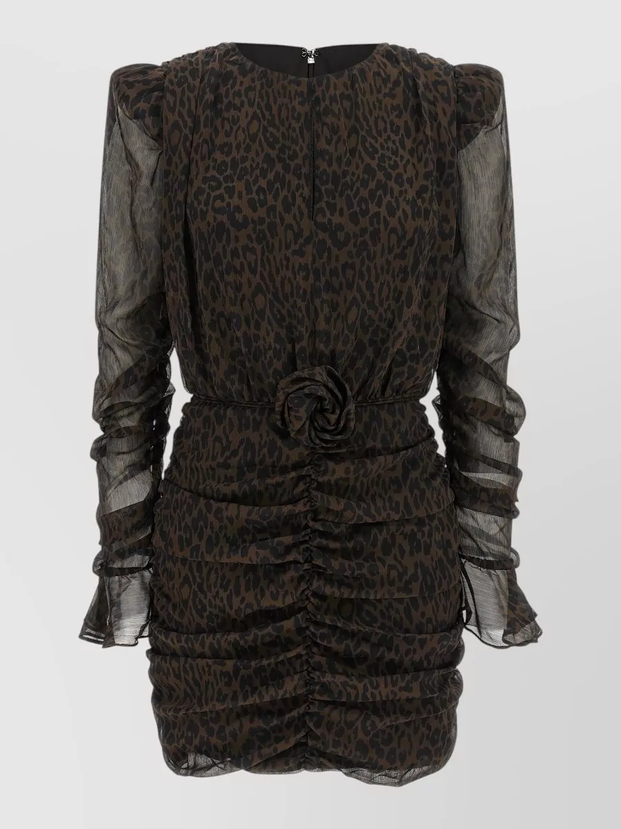 Rotate Birger Christensen animal-print mini dress