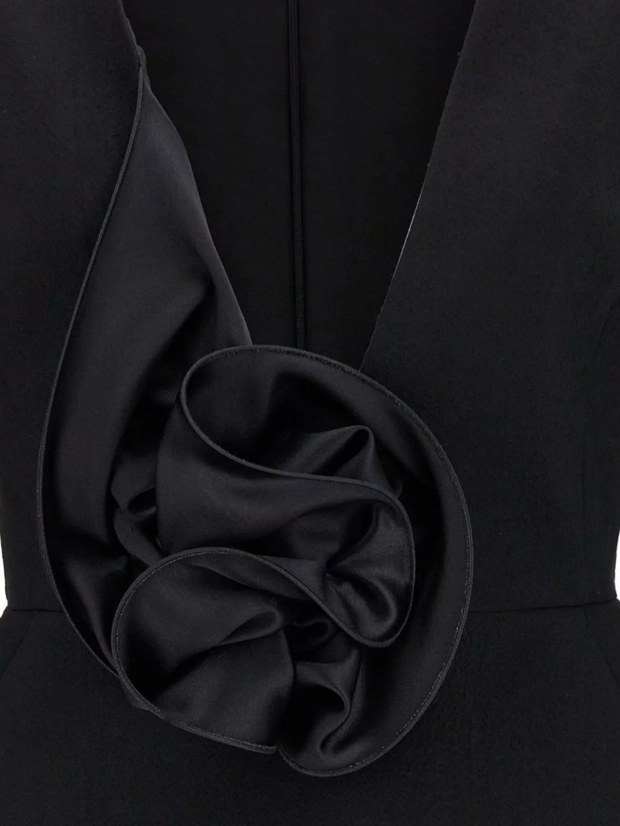 Magda Butrym Oversized Floral Embellished Silk-wool Dress