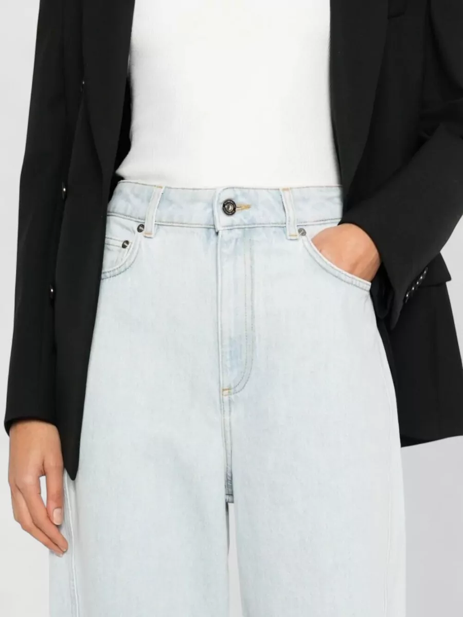 Givenchy Cocoon Denim Trousers Wide Leg Cut