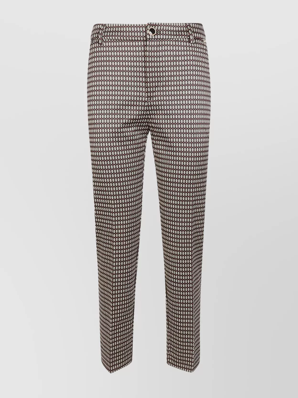 Shop Liu •jo Patterned Slim Fit Trousers