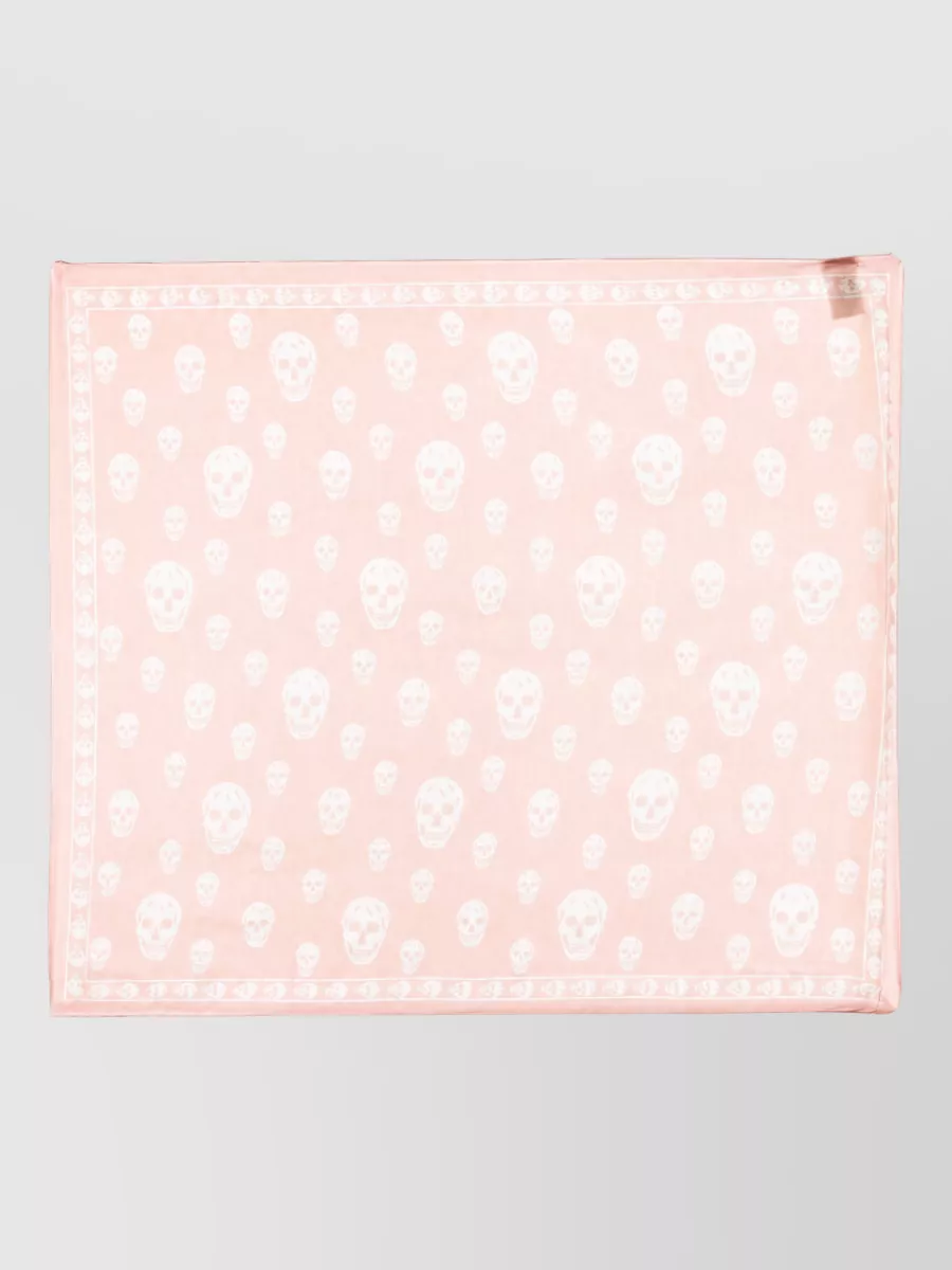 Alexander McQueen silk skull scarf