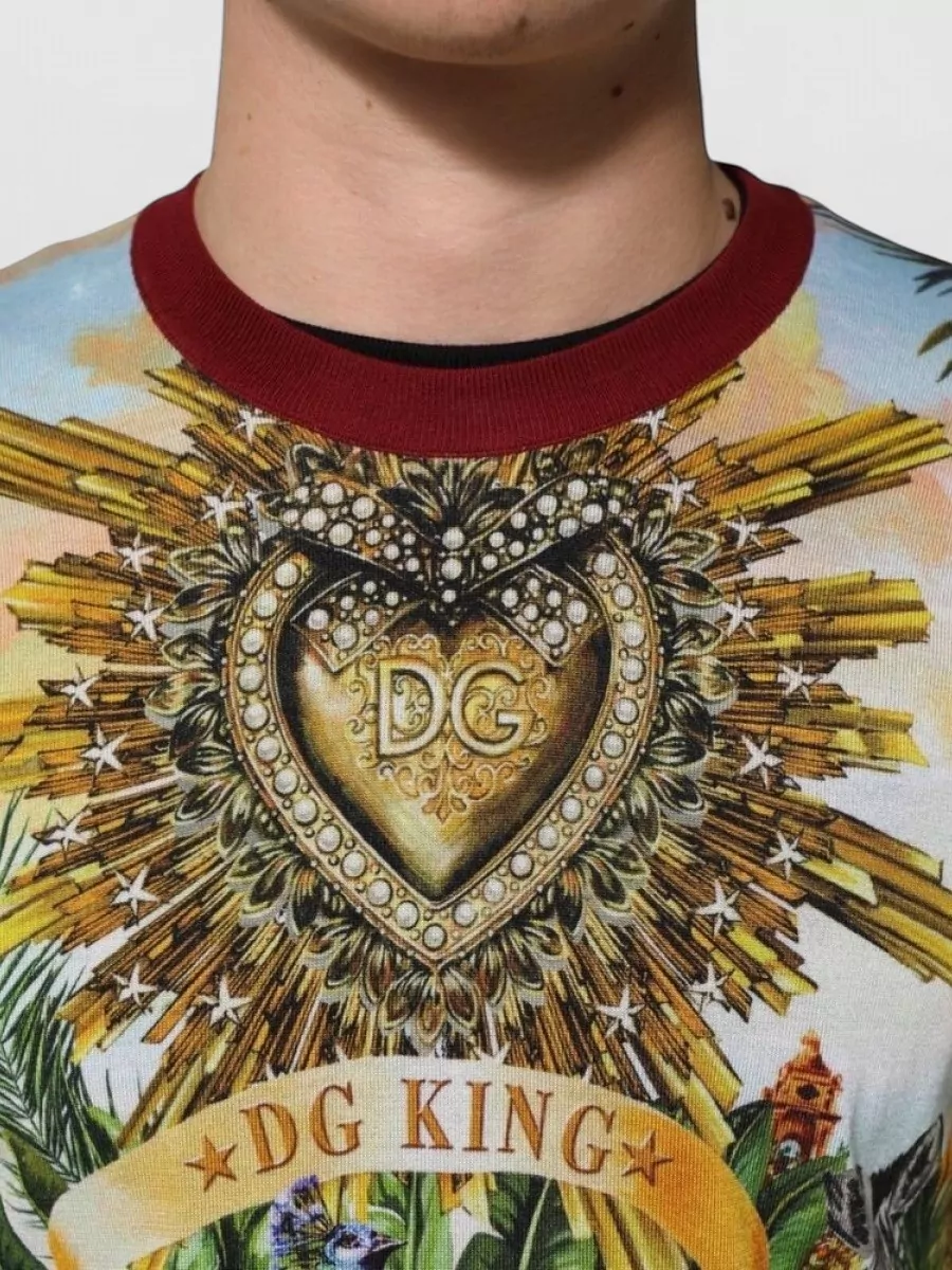 Dolce&Gabbana Silk Pullover T-Shirt