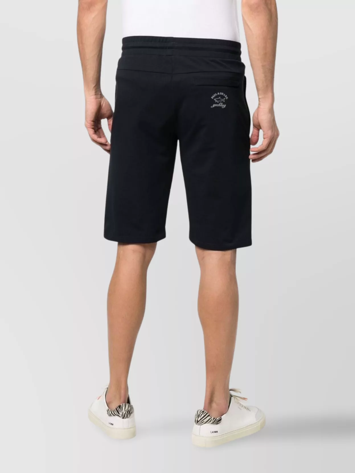 Paul & Shark Waistband Elastic Knee-Length Shorts