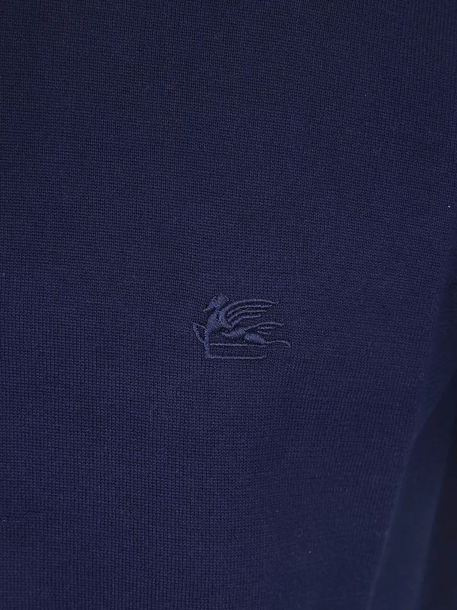 Etro Cotton Short-Sleeve Knit Polo Shirt