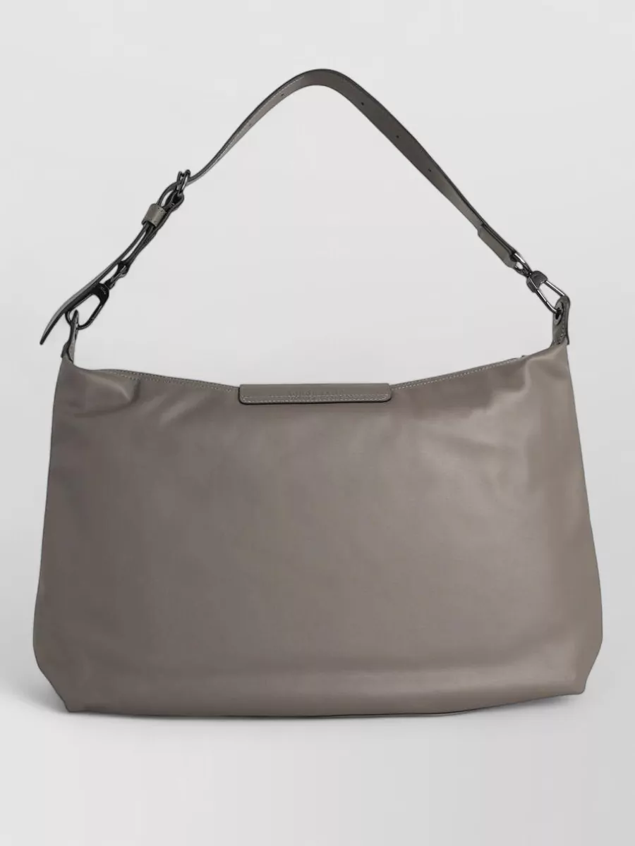 Longchamp Calfskin Leather Hobo Bag