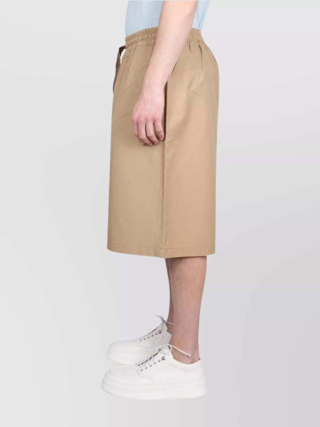 Maison Kitsuné Japanese Knee-Length Shorts Side Back Pockets