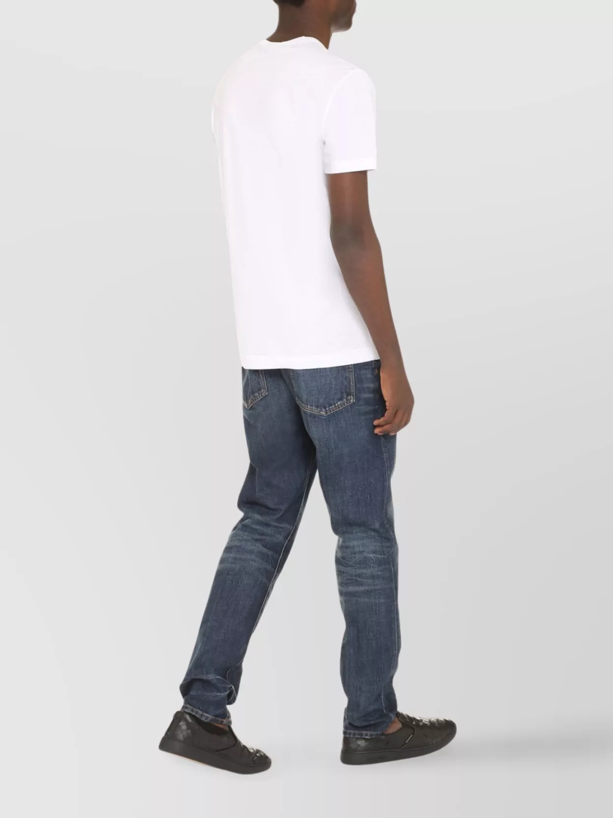 Dolce & Gabbana Basic Crew-neck Cotton T-shirt In White