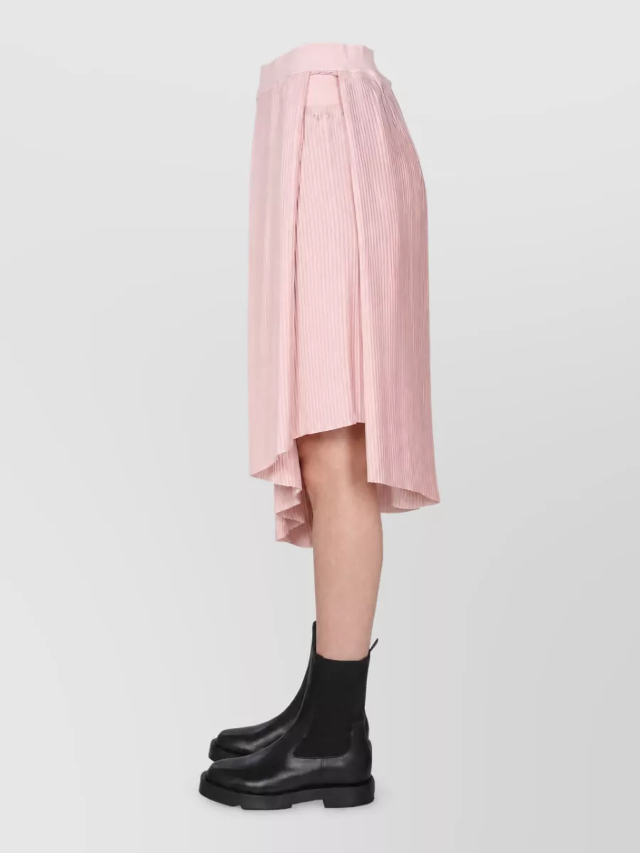 Givenchy Pleated Asymmetric Skirt