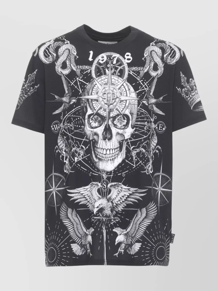 Philipp Plein Printed Cotton Short-Sleeve T-Shirt