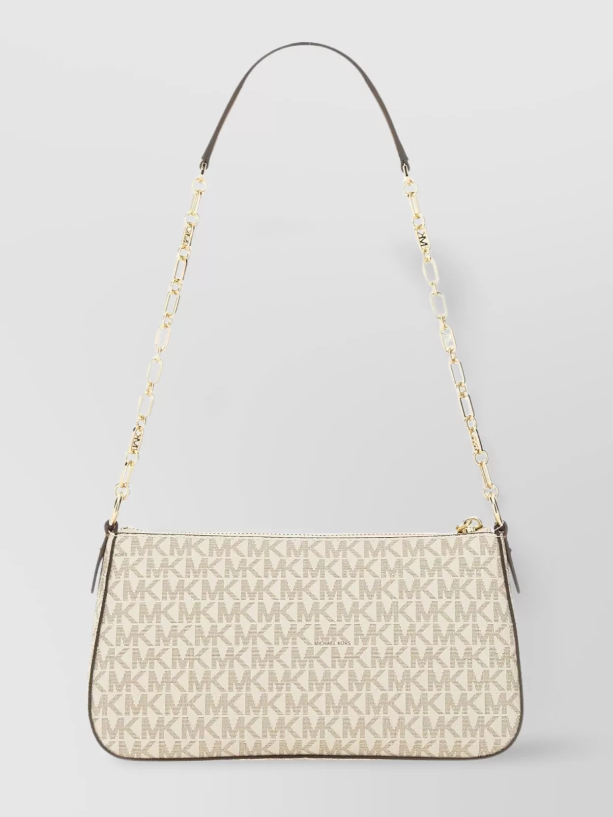 Michael Kors Chain Strap Leather Trim Shoulder Bag